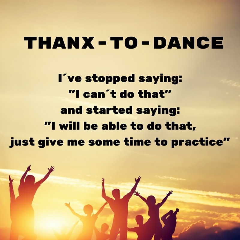 Ive stopped saying I cant Do that